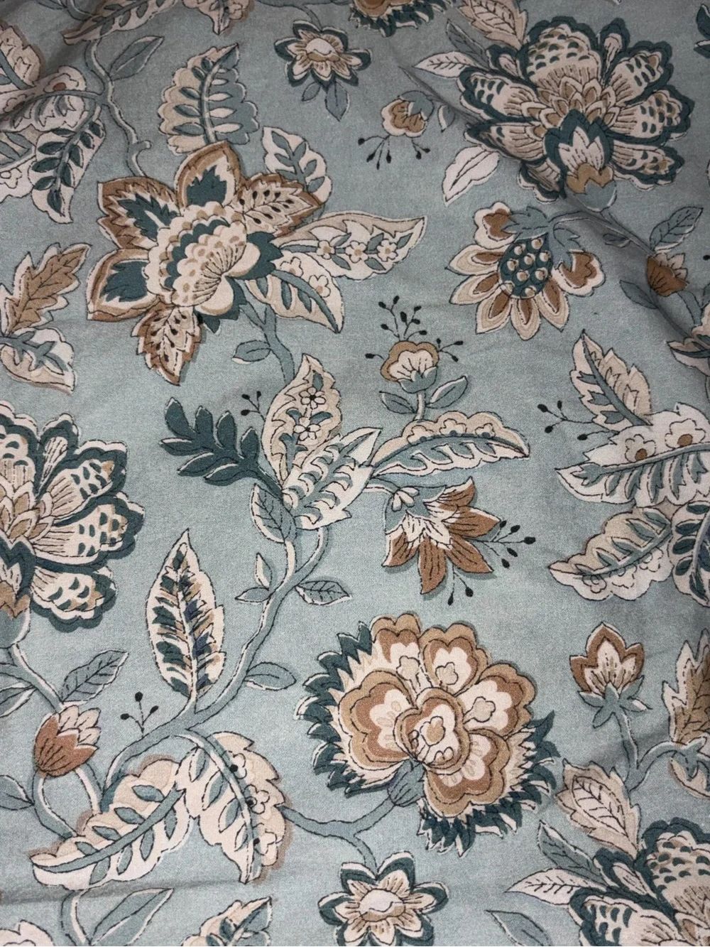 POTTERY BARN (2) “BROOKE FLORAL PRINTED” STANDARD SIZE shams